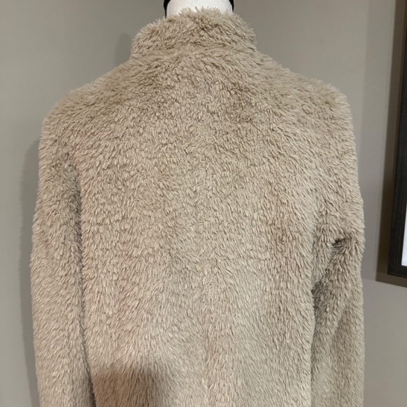 *KENNETH COLE* Tan Faux Fur Coat Size Large - Picture 5 of 7